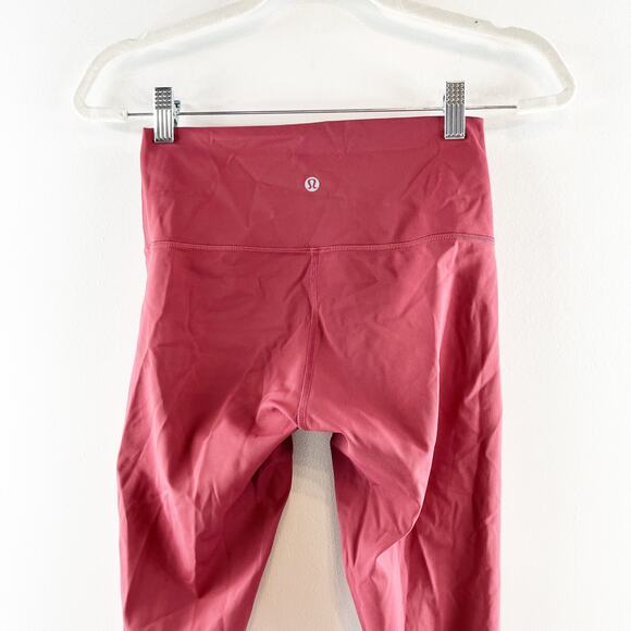 Lululemon Wunder Under High-Rise Leggings 25" Full-On Luxtreme Chianti Red 6 - Picture 6 of 11